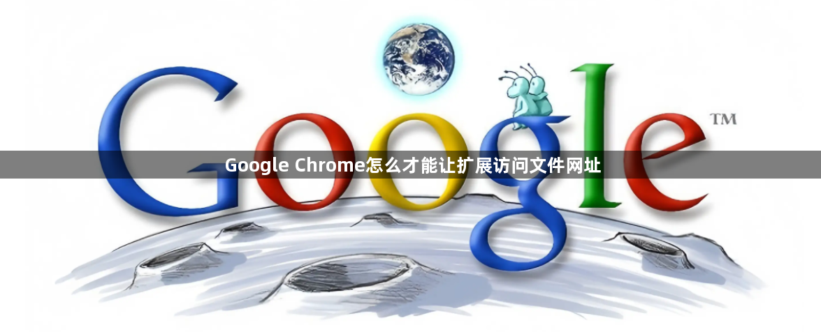 Google Chrome怎么才能让扩展访问文件网址1