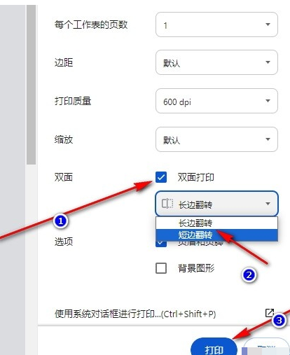 谷歌浏览器怎么设置双面打印6