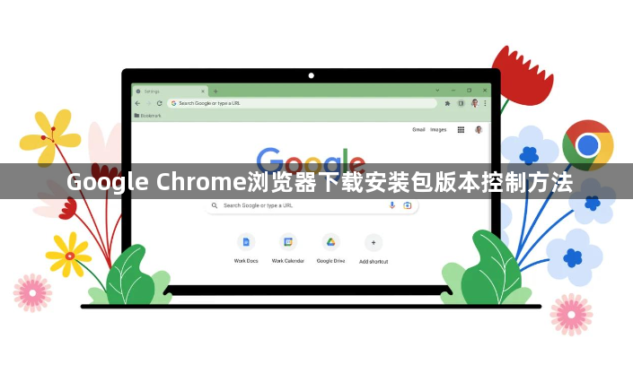 Google Chrome浏览器下载安装包版本控制方法1