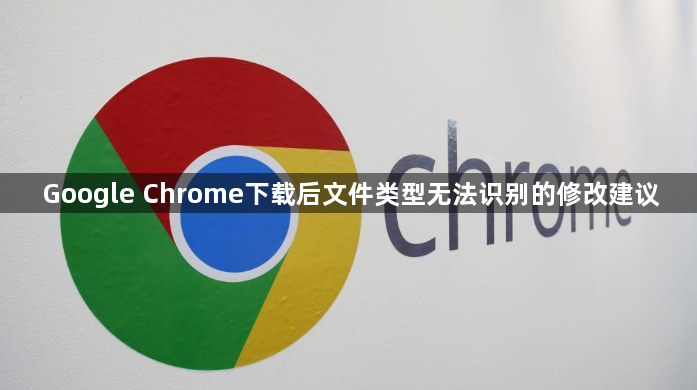Google Chrome下载后文件类型无法识别的修改建议1