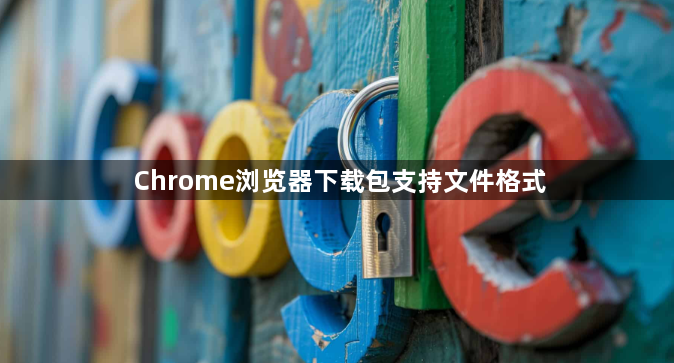 Chrome浏览器下载包支持文件格式1