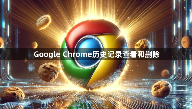 Google Chrome历史记录查看和删除1