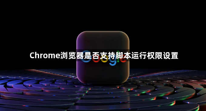 Chrome浏览器是否支持脚本运行权限设置1