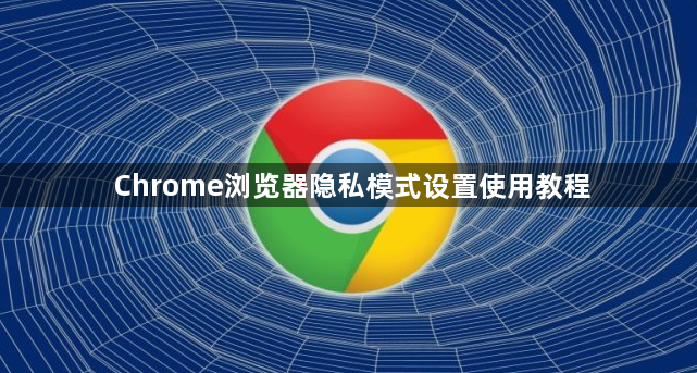Chrome浏览器隐私模式设置使用教程1