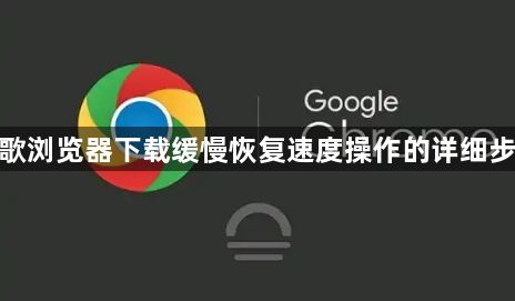 谷歌浏览器下载缓慢恢复速度操作的详细步骤1
