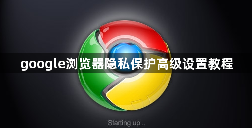 google浏览器隐私保护高级设置教程1