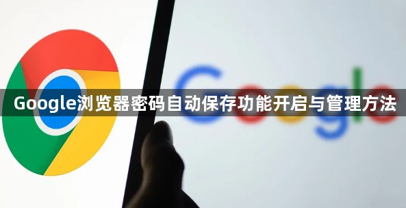 Google浏览器密码自动保存功能开启与管理方法1