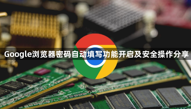 Google浏览器密码自动填写功能开启及安全操作分享1