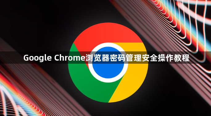 Google Chrome浏览器密码管理安全操作教程1