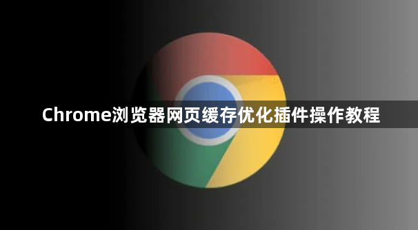 Chrome浏览器网页缓存优化插件操作教程1