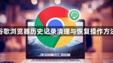 谷歌浏览器历史记录清理与恢复操作方法1