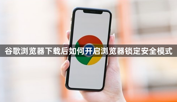 谷歌浏览器下载后如何开启浏览器锁定安全模式1