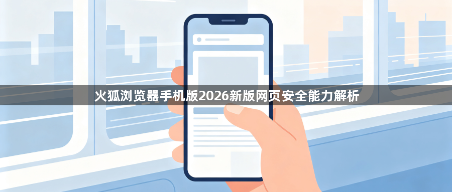 火狐浏览器手机版2026新版网页安全能力解析1