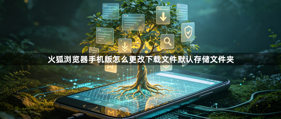 火狐浏览器手机版怎么更改下载文件默认存储文件夹1