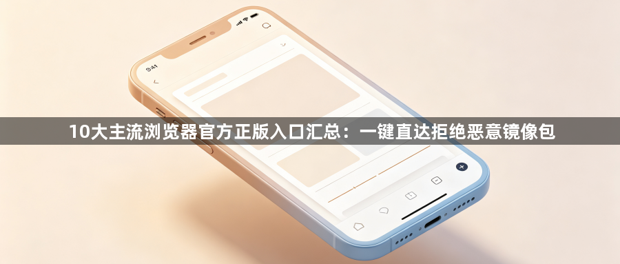 10大主流浏览器官方正版入口汇总：一键直达拒绝恶意镜像包1