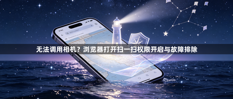 无法调用相机？浏览器打开扫一扫权限开启与故障排除1
