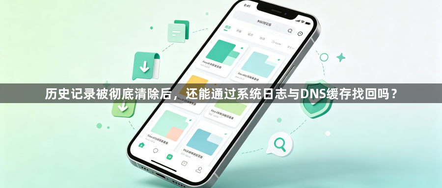 历史记录被彻底清除后，还能通过系统日志与DNS缓存找回吗？1