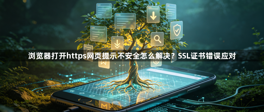 浏览器打开https网页提示不安全怎么解决?SSL证书错误应对1