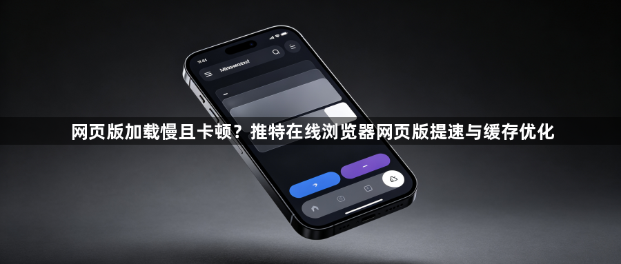 网页版加载慢且卡顿?推特在线浏览器网页版提速与缓存优化1