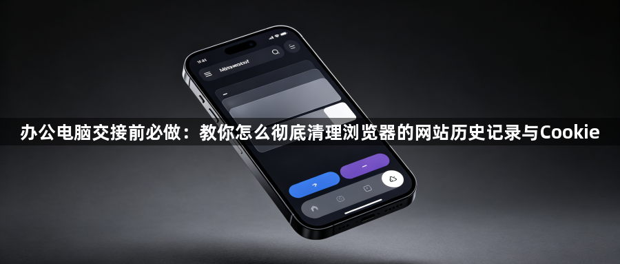 办公电脑交接前必做:教你怎么彻底清理浏览器的网站历史记录与Cookie1