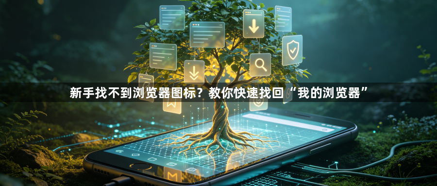 新手找不到浏览器图标?教你快速找回“我的浏览器”1