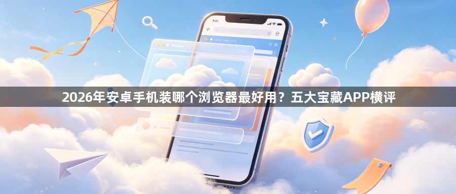 2026年安卓手机装哪个浏览器最好用?五大宝藏APP横评1
