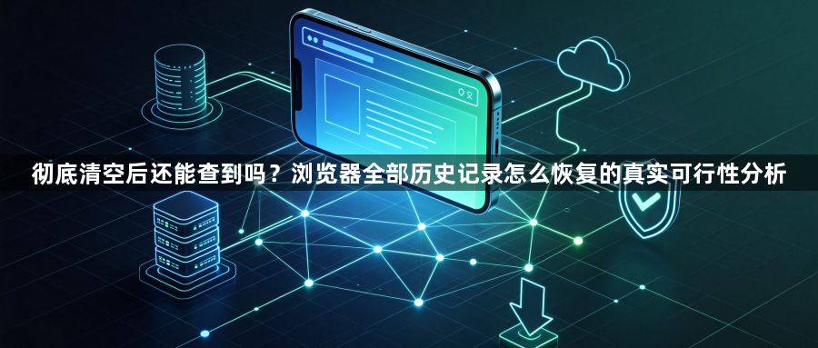 彻底清空后还能查到吗？浏览器全部历史记录怎么恢复的真实可行性分析1