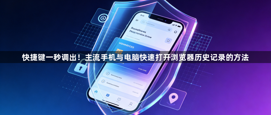 快捷键一秒调出!主流手机与电脑快速打开浏览器历史记录的方法1