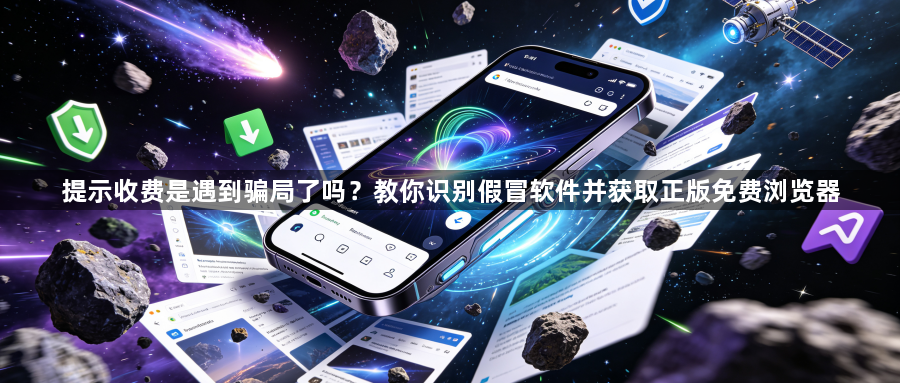 提示收费是遇到骗局了吗？教你识别假冒软件并获取正版免费浏览器1